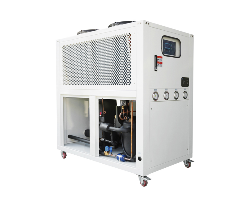 激光、注塑、超聲波專用風(fēng)冷式箱體冷水機(jī)組